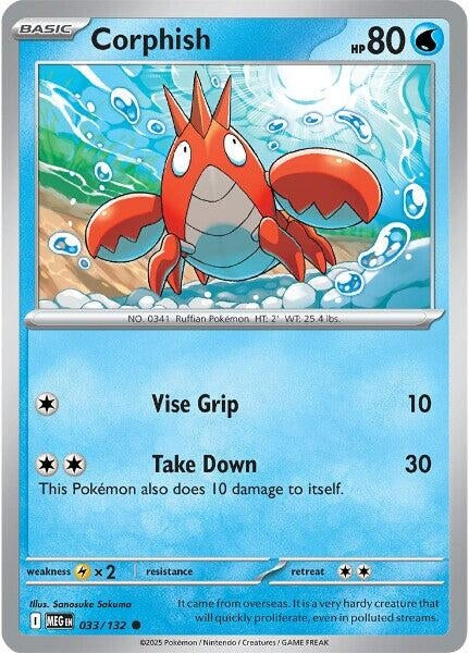 033/132 - Corphish - Mega Evolution
