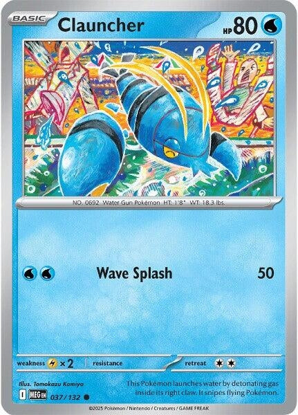 037/132 - Clauncher - Mega Evolution
