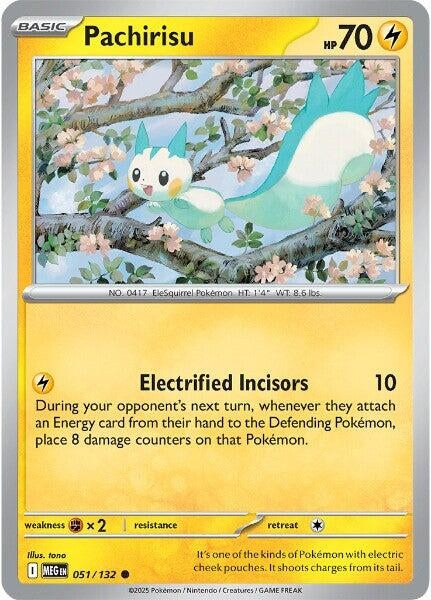 051/132 - Pachirisu - Mega Evolution