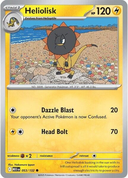 053/132 - Heliolisk - Mega Evolution