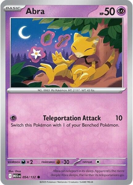 054/132 - Abra - Mega Evolution