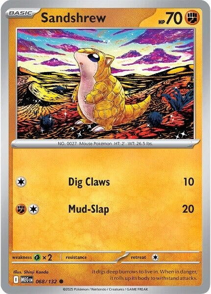 068/132 - Sandshrew - Mega Evolution
