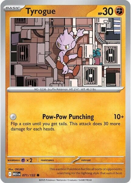 071/132 - Tyrogue - Mega Evolution