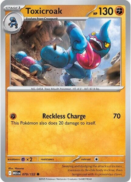 079/132 - Toxicroak - Mega Evolution