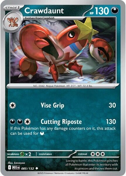 085/132 - Crawdaunt - Mega Evolution