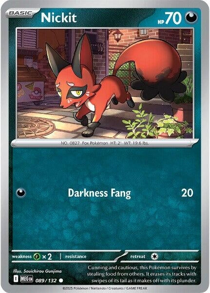 089/132 - Nickit - Mega Evolution