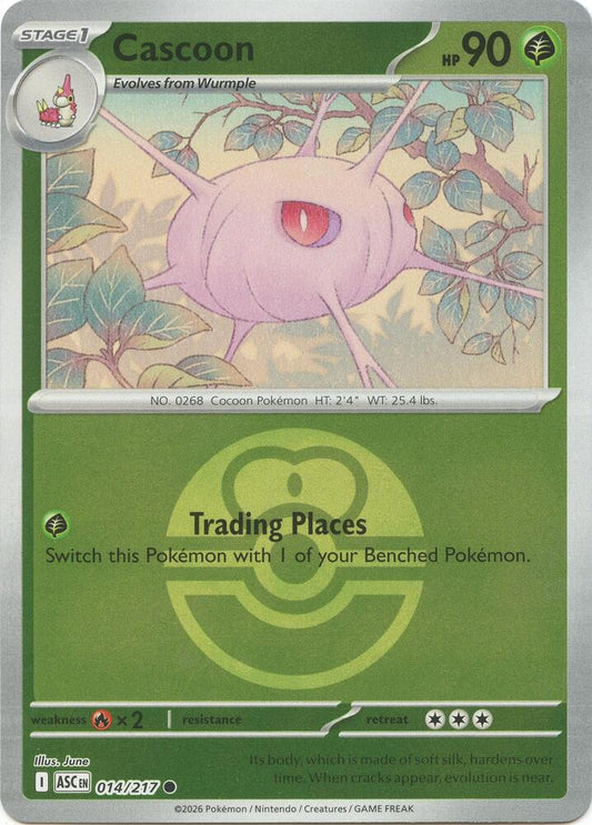 014/217 - Cascoon - Poke Ball - Ascended Heroes