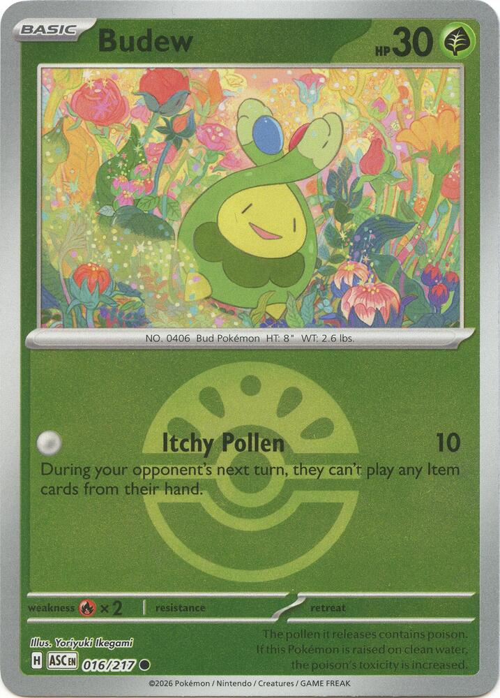 016/217 - Budew - Poke Ball - Ascended Heroes