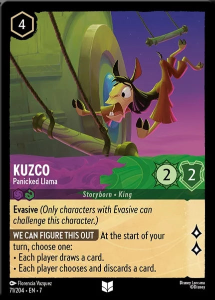 071/204 - Kuzco - Panicked Llama - Archazia's Island
