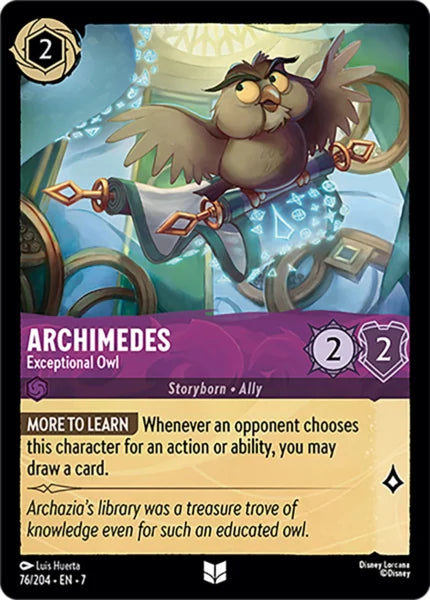 076/204 - Archimedes - Exceptional Owl - Archazia's Island