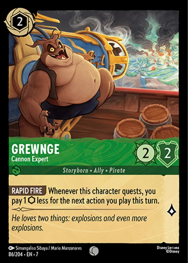 086/204 - Grewnge - Cannon Expert - Archazia's Island