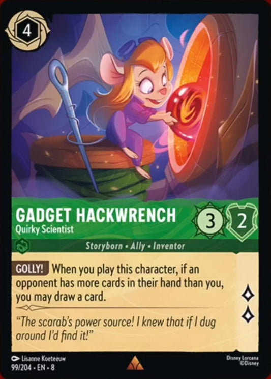 099/204 - Gadget Hackwrench – Quirky Scientist - Reign of Jafar