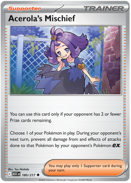 180/217 - Acerola’s Mischief - Ascended Heroes