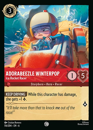 116/204 - Adorabeezle Winterpop - Ice Rocker Racer - Asurite Sea