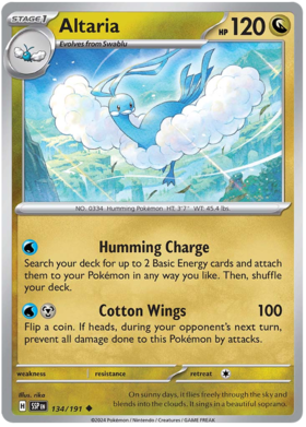 134/191 Altaria - Surging Sparks