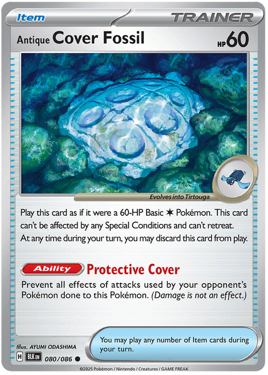 080/086 - Antique Cover Fossil - Black Bolt