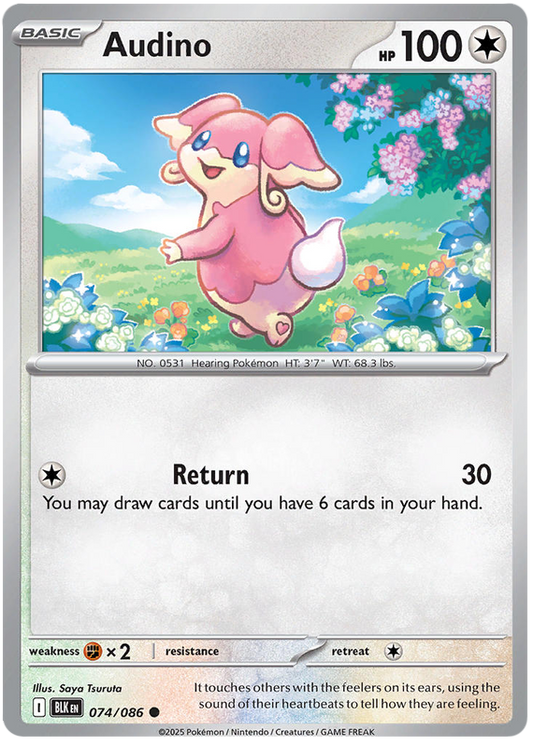 074/086 - Audino - Black Bolt