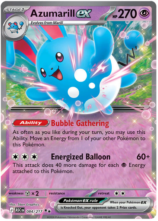 084/217 - Azumarill ex - Ascended Heroes