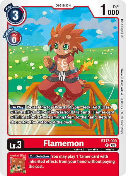 BT17-009C Flamemon