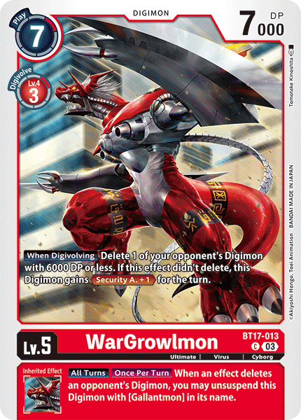 BT17-013C WarGrowlmon