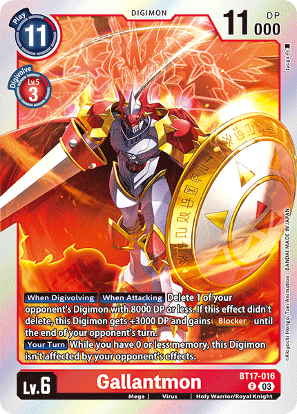 BT17-016R Gallantmon