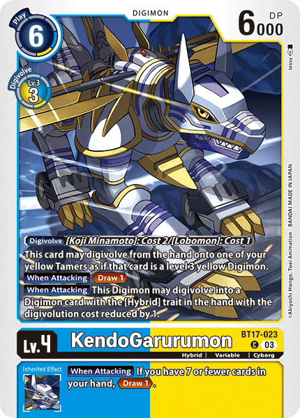 BT17-023C KendoGarurumon