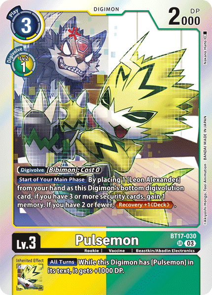 BT17-030SR Pulsemon