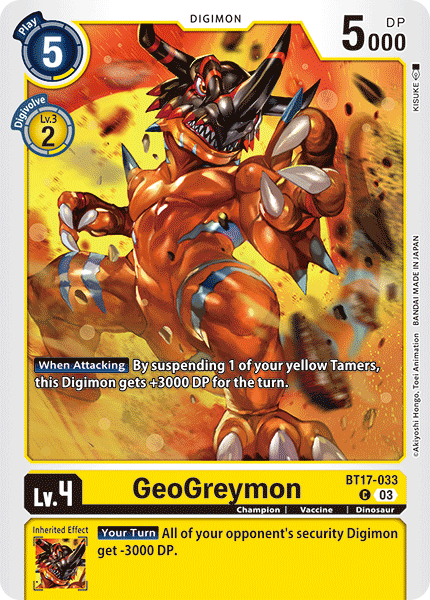 BT17-033C GeoGreymon