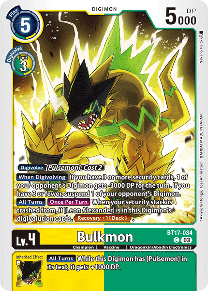 BT17-034C Bulkmon