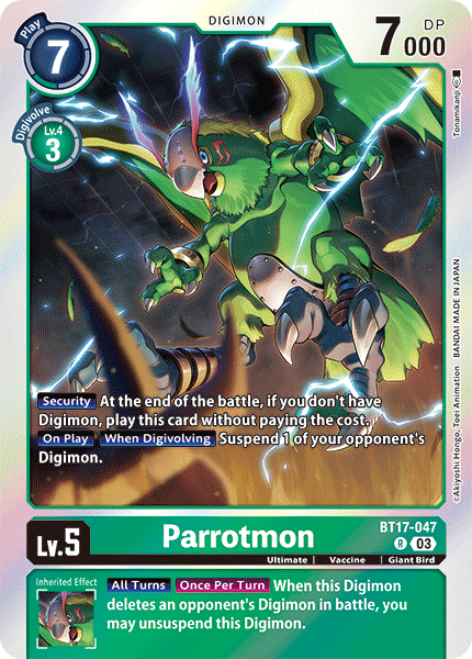 BT17-047R Parrotmon