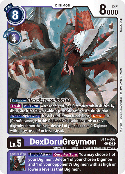 BT17-067C DexDoruGreymon