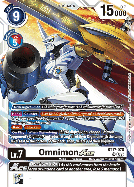 BT17-078SR Omnimon ACE