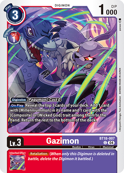 BT18-007C Gazimon
