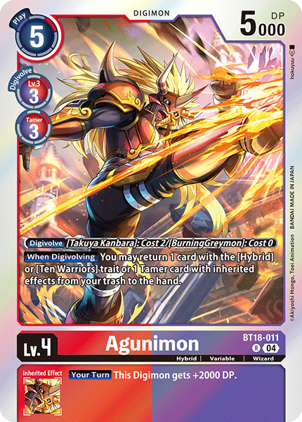 BT18-011R Agunimon