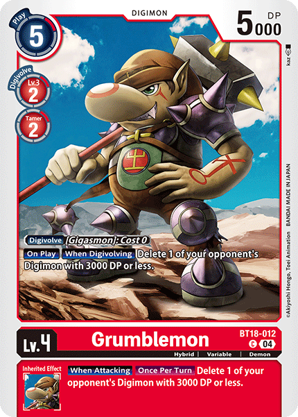 BT18-012C Grumblemon