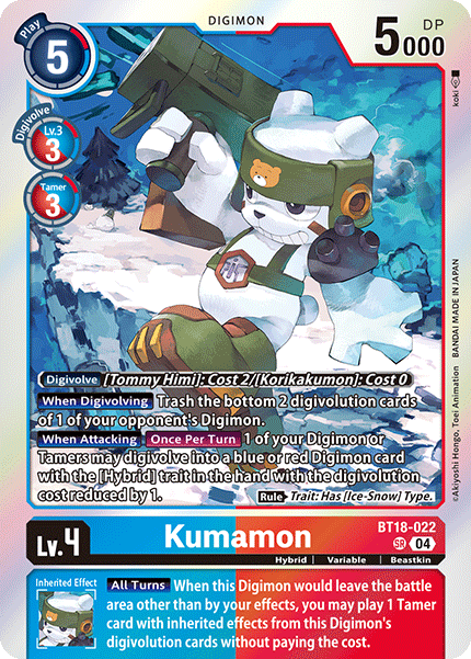 BT18-022SR Kumamon