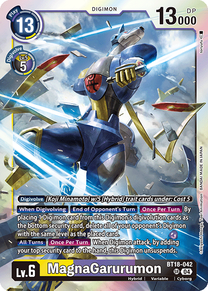 BT18-042SR MagnaGarurumon