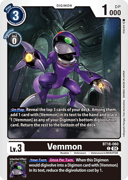 BT18-060C Vemmon