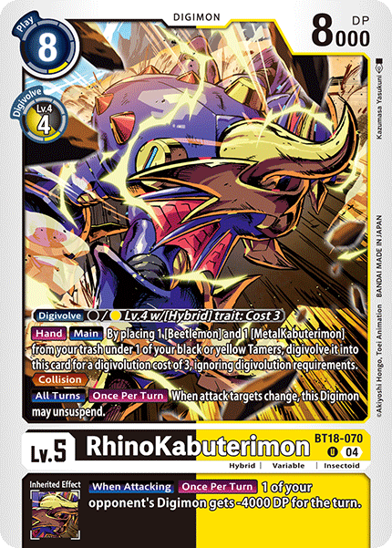 BT18-070UC RhinoKabuterimon