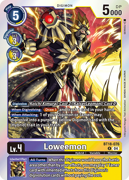 BT18-076R Loweemon