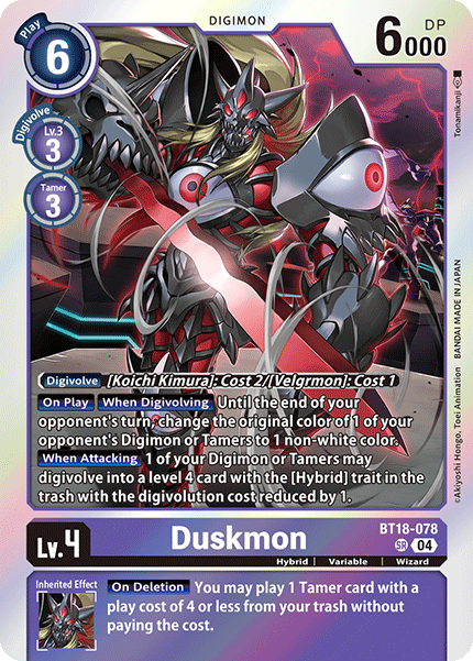 BT18-078SR Duskmon