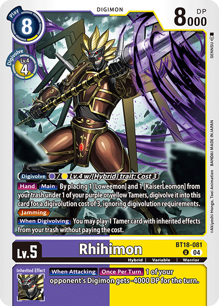 BT18-081UC Rhihimon