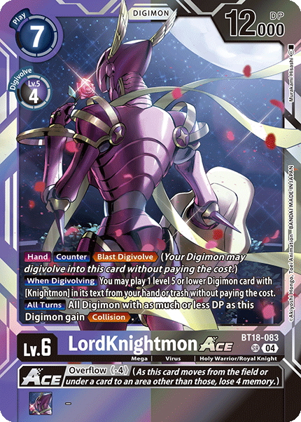 BT18-083SR LordKnightmon ACE