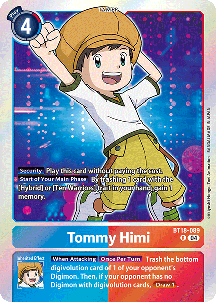 BT18-089R Tommy Himi