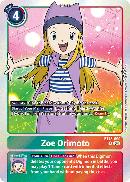 BT18-090R Zoe Orimoto