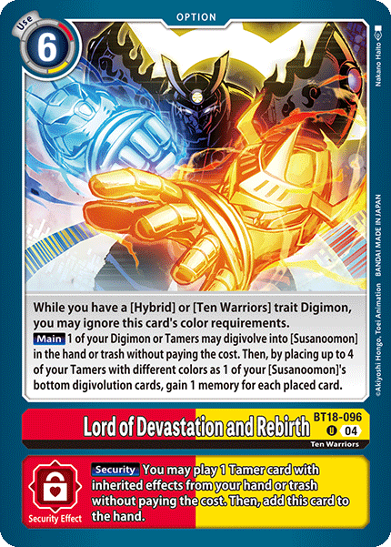 BT18-096UC Lord of Devastation and Rebirth