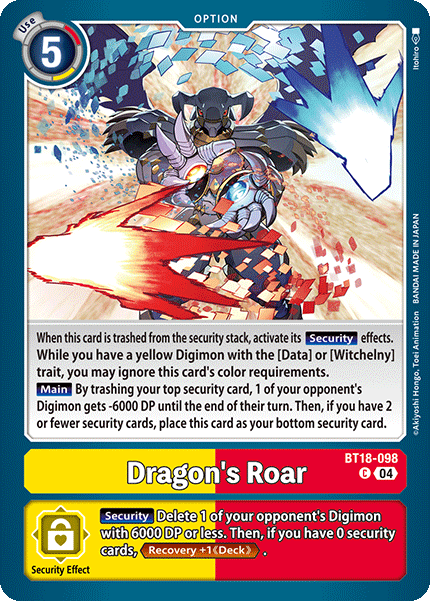 BT18-098C Dragon's Roar