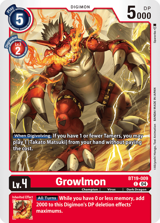 BT19-009C Growlmon