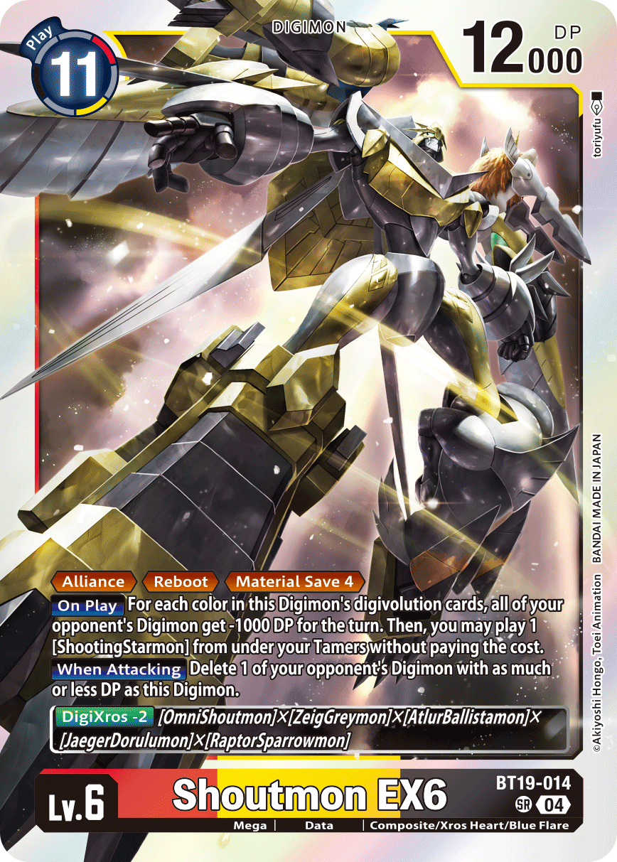 BT19-014SR Shoutmon EX6
