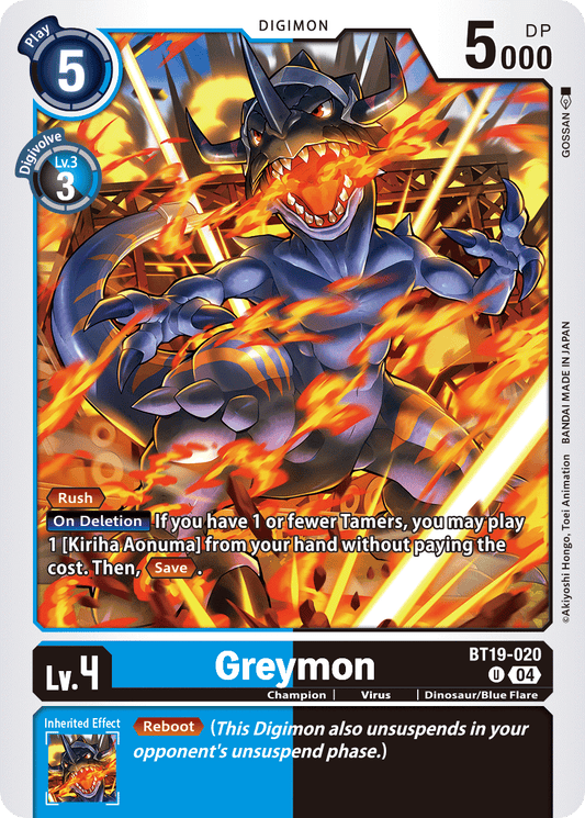 BT19-020UC Greymon